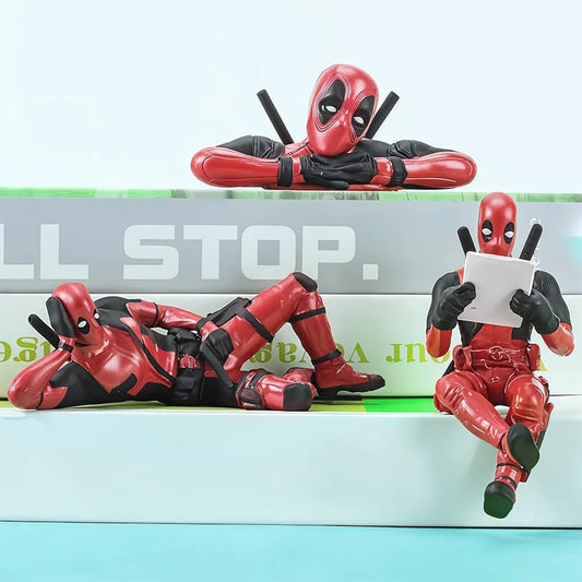 Deadpool Figure 3 Pcs Anime Deadpool