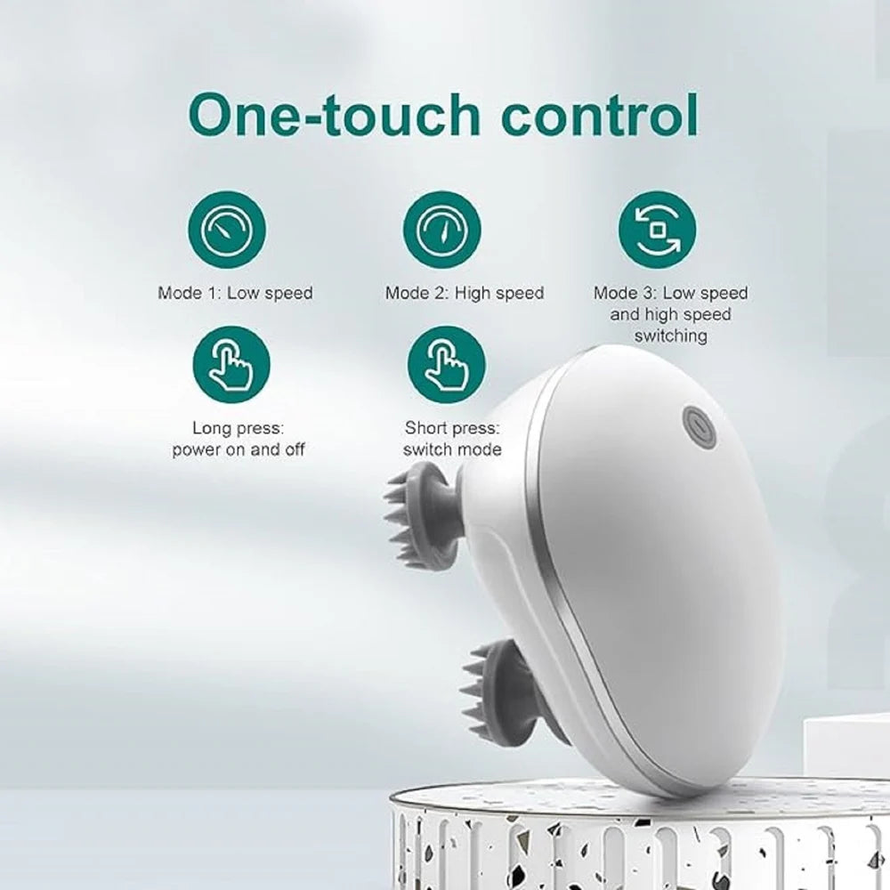 Electric Scalp Massager Electric Head Massager Rechargeable Scalp Massager