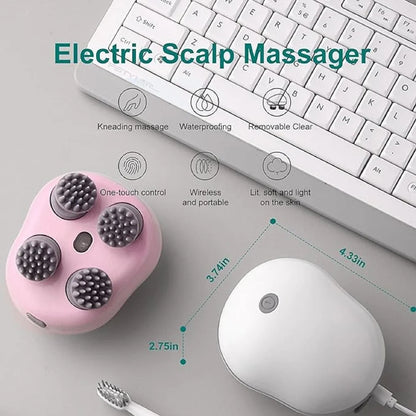 Electric Scalp Massager Electric Head Massager Rechargeable Scalp Massager