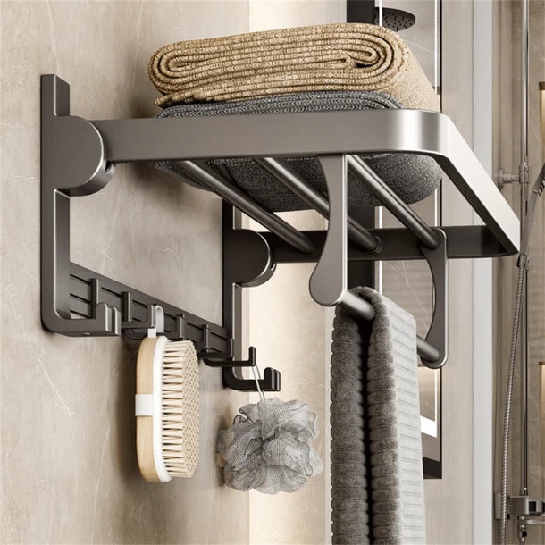 Wall-Mounted Towel Organizer